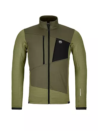 ORTOVOX | Veste polaire quadrillée pour homme | olive